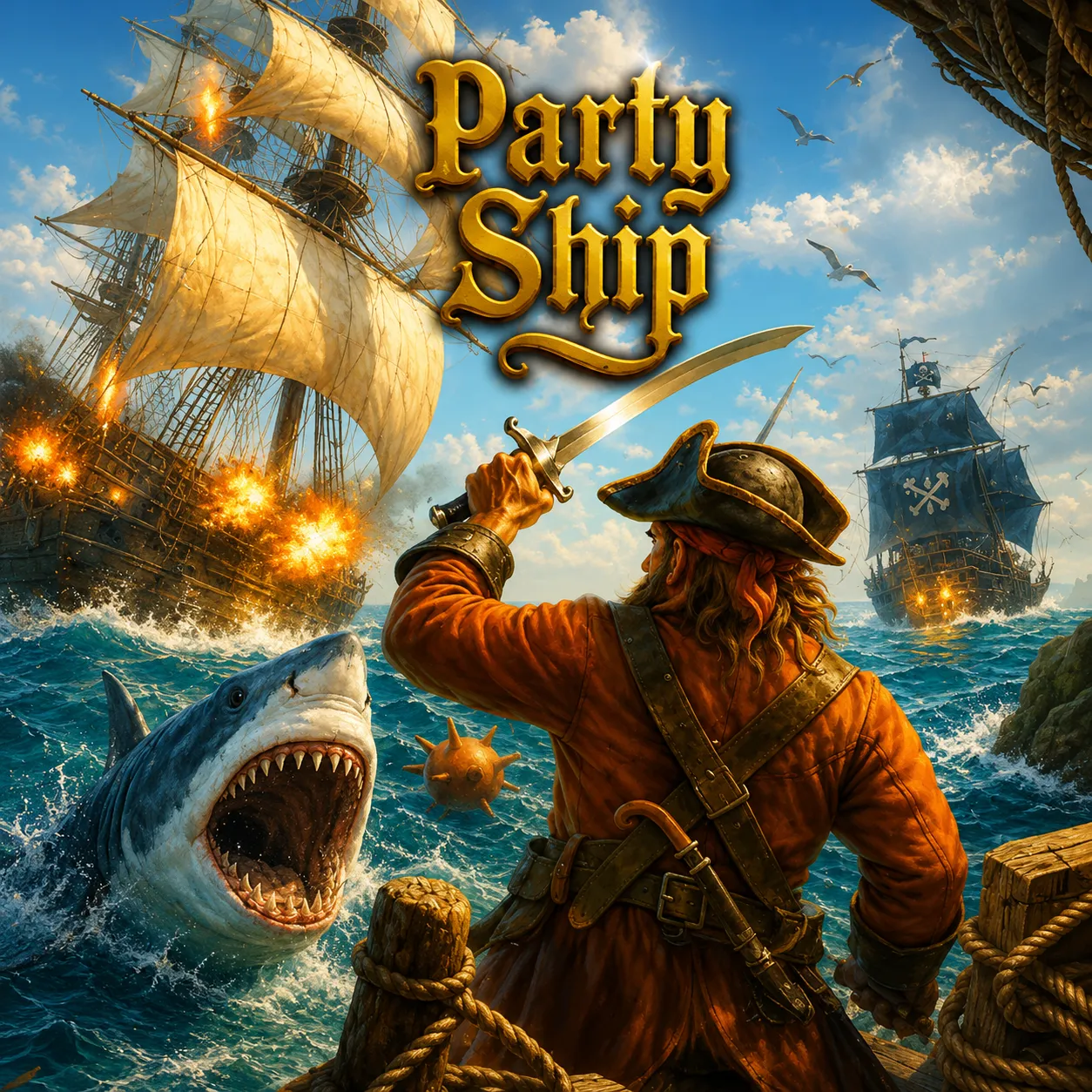 Party Ship game card